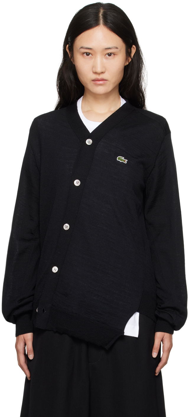 Пуловер Comme des Garçons Lacoste x SHIRT Cardigan Черно | FL-N001-051, 0