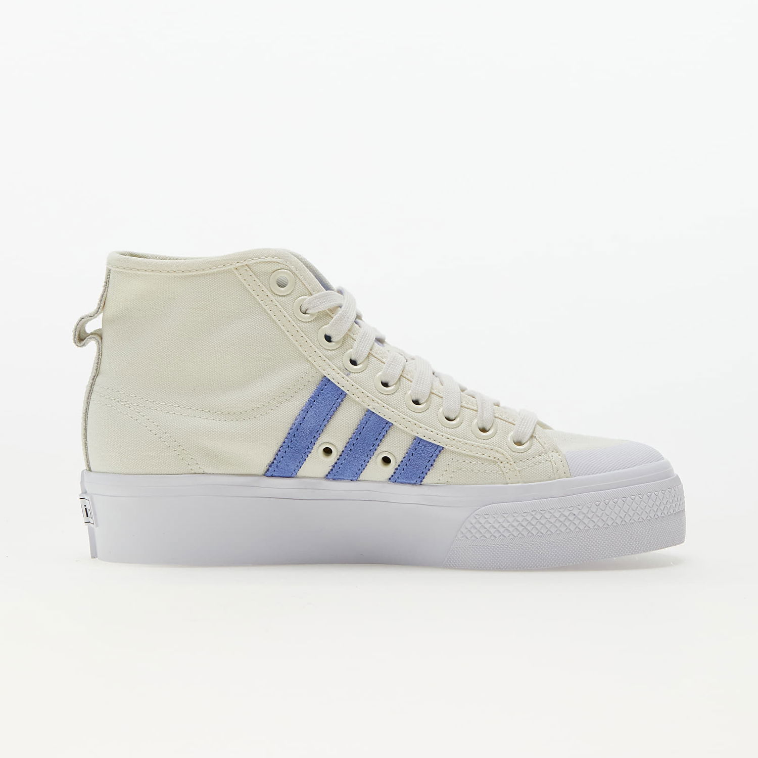 Кецове и обувки adidas Originals Nizza Platform Mid W Off White/ Blue Fusion/ Cloud White Бяло | FZ6189, 1