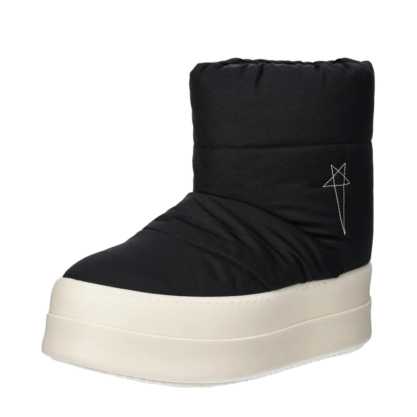 Кецове и обувки Rick Owens Mega Bumper Low Lunar Boots Черно | DU02D2839.MUPAM9