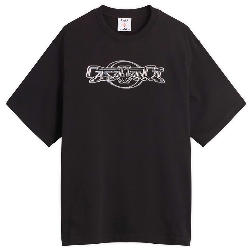 Тениска Casablanca Casablanca 3D Oversized T-Shirt, Size Large Черно | M-AW25-JTS-044-03