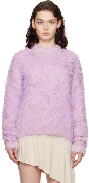 Пуловер Acne Studios Acne Studios Textured Knit Sweater Лилаво | A60554-, 0