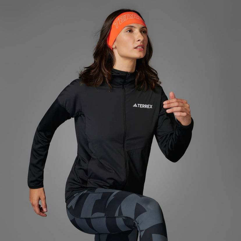 Яке adidas Performance Terrex Xperior Climawarm+ Wind Light Fleece Hooded Jacket Черно | JF1228