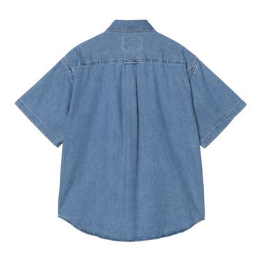Риза Carhartt WIP Carhartt WIP Lucas Short Sleeve Shirt Синьо | I034575_9, 3