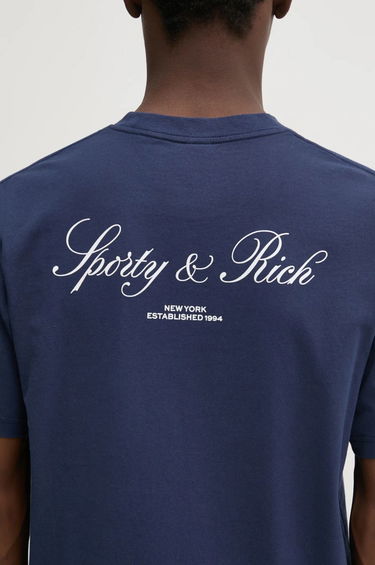 Тениска Sporty & Rich Sporty & Rich Vendome Resort T-Shirt Тъмно синьо | TO043511248BL32, 8