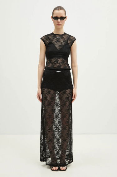 Пола Ksubi KSUBI Veneda Slip Maxi A-Line Skirt Черно | WPS25SK004, 4
