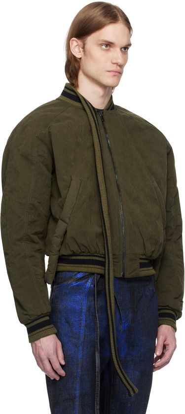 Яке бомбър Ottolinger Ottolinger Strap Bomber Jacket Зелено | 109-700509-01, 1