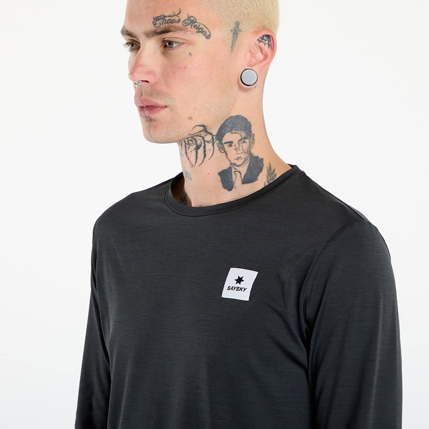 Тениска Saysky Reflective Logo Pace Long Sleeve Сиво | OMRLS20C9001, 1