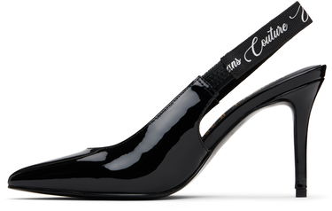 Грижа за обувките Versace Versace Jeans Couture Scarlett Slingback Mid Heels Черно | E79VA3S52_EZS859, 2