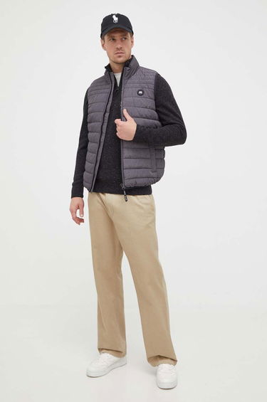 Пуловер Barbour Sweater With Half Zipper Черно | MKN1187, 1