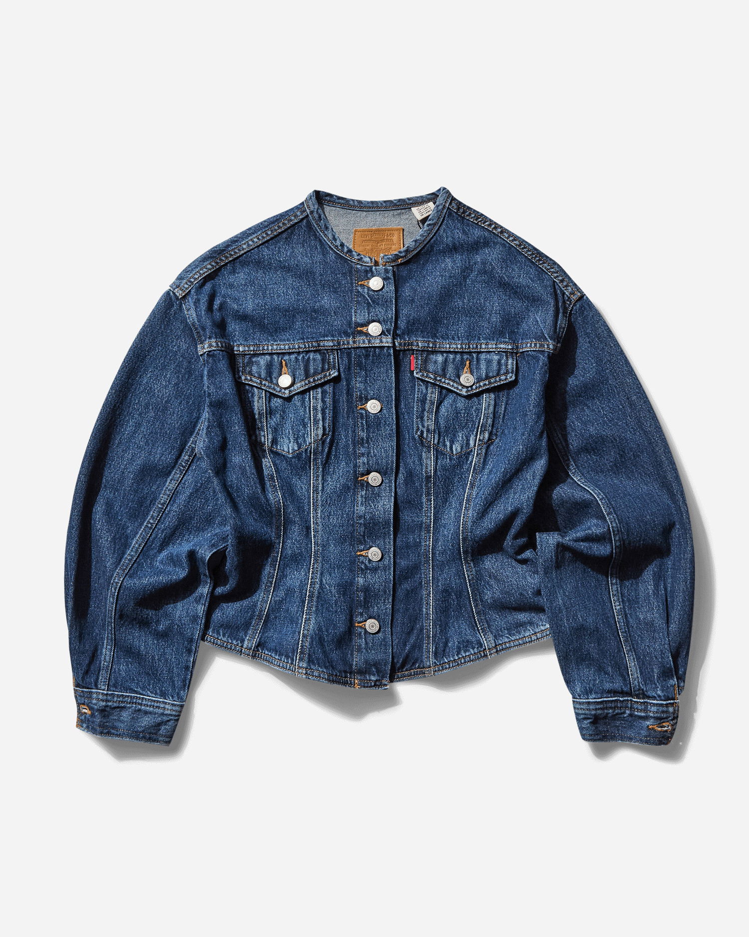Яке Levi's Sculpted Trucker Jacket Синьо | 001T6 0001, 0