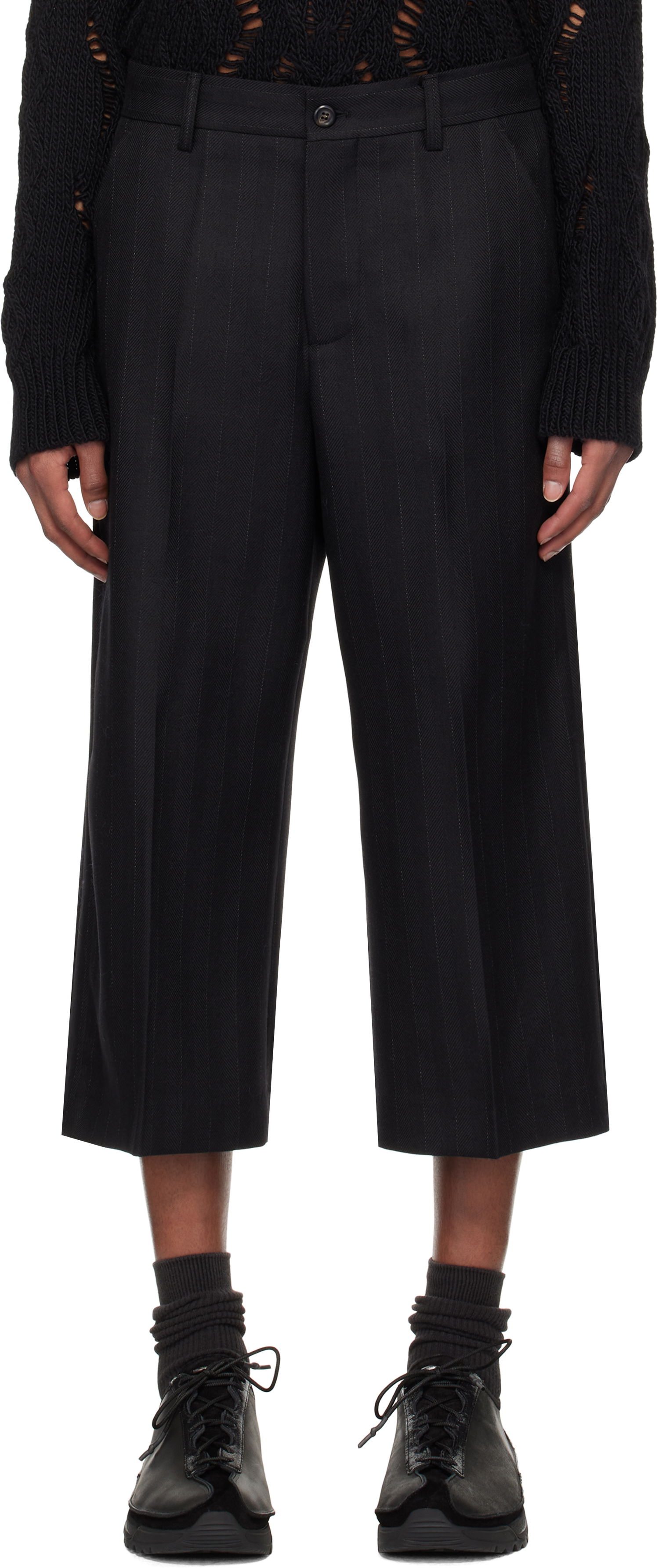 Панталони OUR LEGACY Trousers Capri Tuxedo Черно | M4244TM, 0