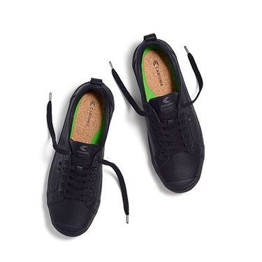 Кецове и обувки Cariuma OCA Low Premium Leather 40.5 Черно | 100104B10, 5