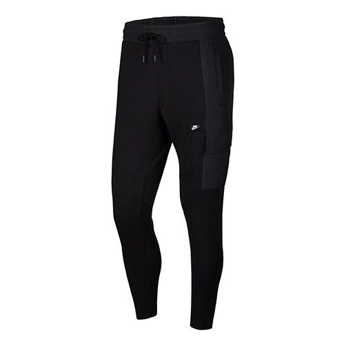 Спортни панталони Nike Sportswear Logo Splicing Pants Черно | CJ4334-010