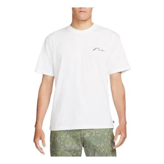 Тениска Nike SB SB Short Sleeve T-Shirt with Back Print Бяло | DR7768-100
