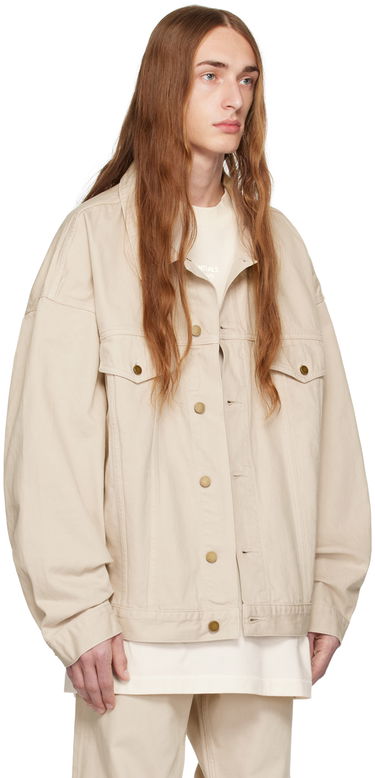 Яке Fear of God ESSENTIALS Patch Denim Jacket Бежово | 202BT234272F, 1