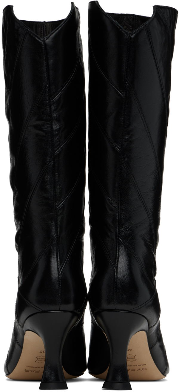 Облекло BY FAR BY FAR Steph Creased Leather Boots Черно | MWFBO061LL002BK001PL, 1