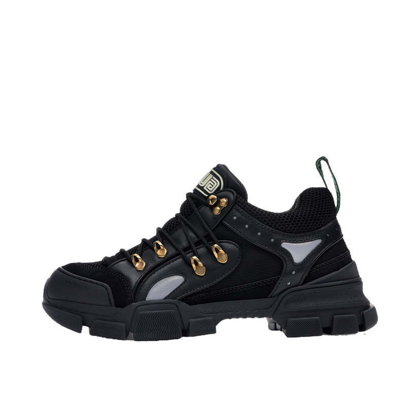 Кецове и обувки Gucci Flashtrek SEGA 'Black Leather' Черно | 543149 GGZ80 1079