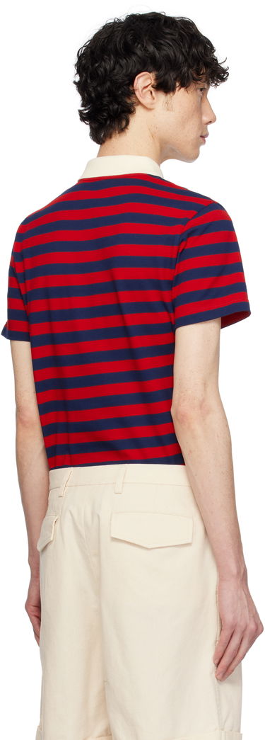 Поло тениска Valentino Valentino Striped Cotton Polo Многоцветен | 6V3MH03SAR9, 2