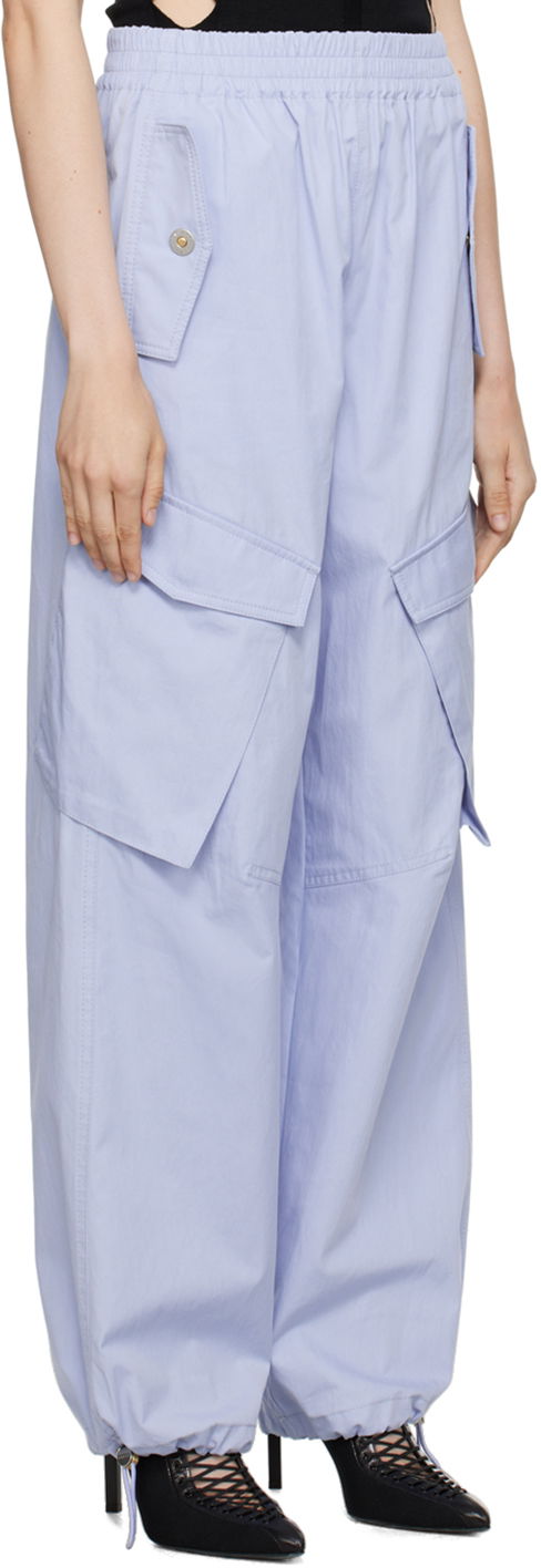 Карго панталони Dion Lee Elasicized Cargo Trousers Синьо | C2150P23, 1