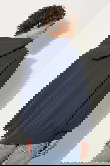 Суитчър Vans Premium Classics LX Smooth Fleece Lace-Up Hoodie Тъмно синьо | VN000GZ1D6Q1, 2