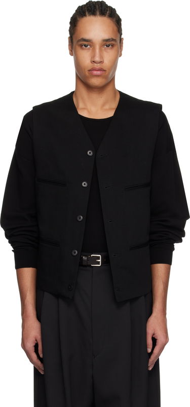 Жилетка LEMAIRE Lemaire Waistcoat Vest Черно | OW1147 LF1365, 0