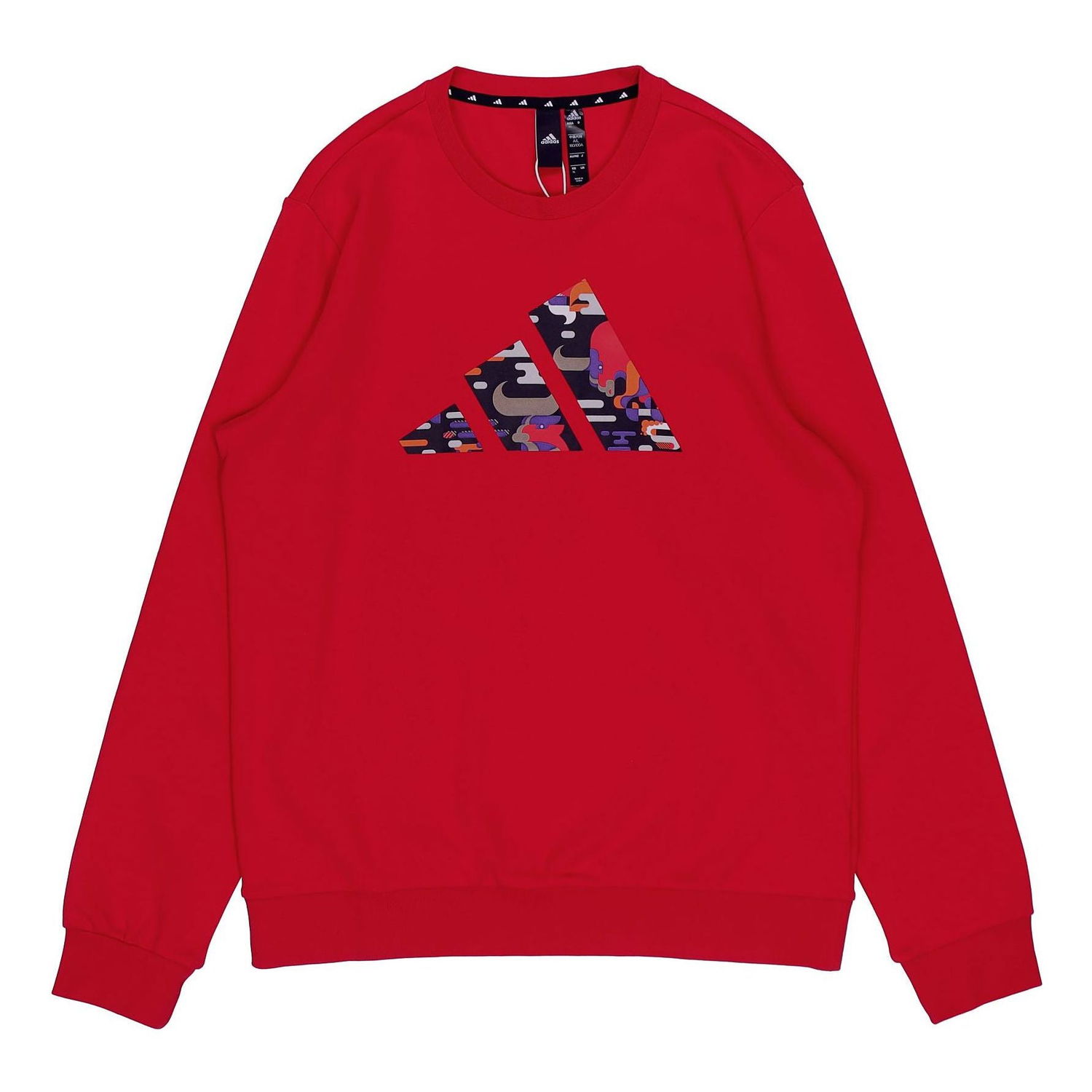 Пуловер adidas Originals Graphic Logo Print Sweatshirt Червено | GP1838, 0