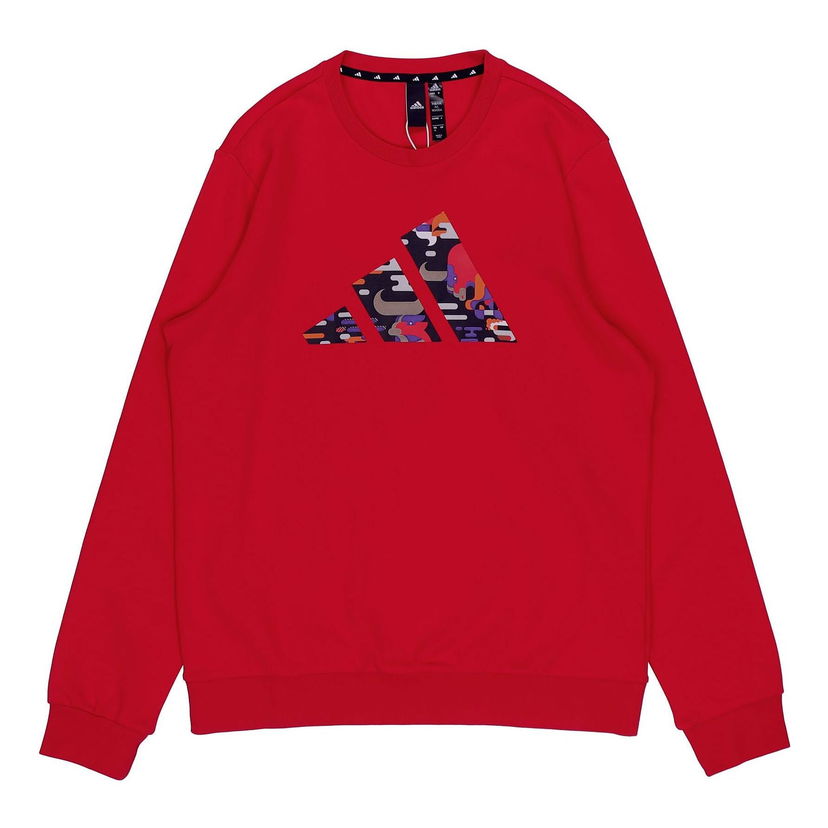 Пуловер adidas Originals Graphic Logo Print Sweatshirt Червено | GP1838