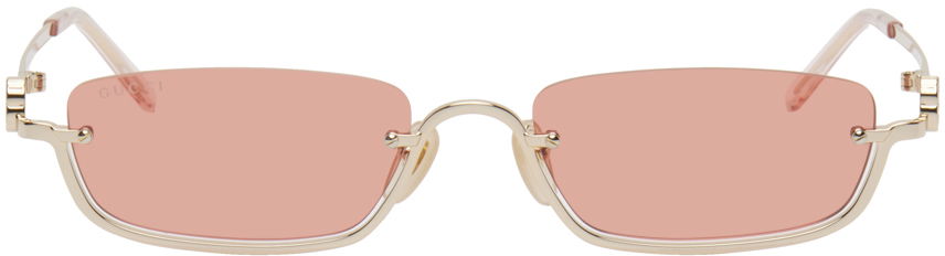 Слънчеви очила Gucci Rectangular Sunglasses Бежово | GG1278S-003, 0