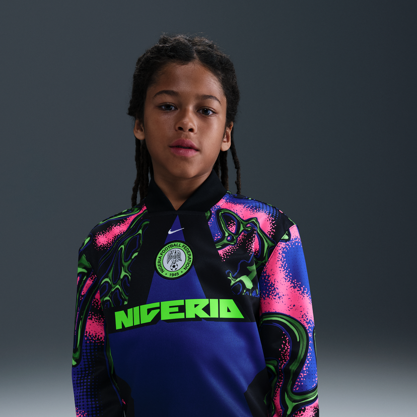 Фланелка Nike Nigeria Goalkeeper Dri-FIT Vibrant Patterned Long-Sleeve Football Jersey Многоцветен | IO2404-010