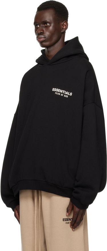 Суитчър Fear of God Fear of God ESSENTIALS Fleece Hoodie Черно | 192HO246250F, 3