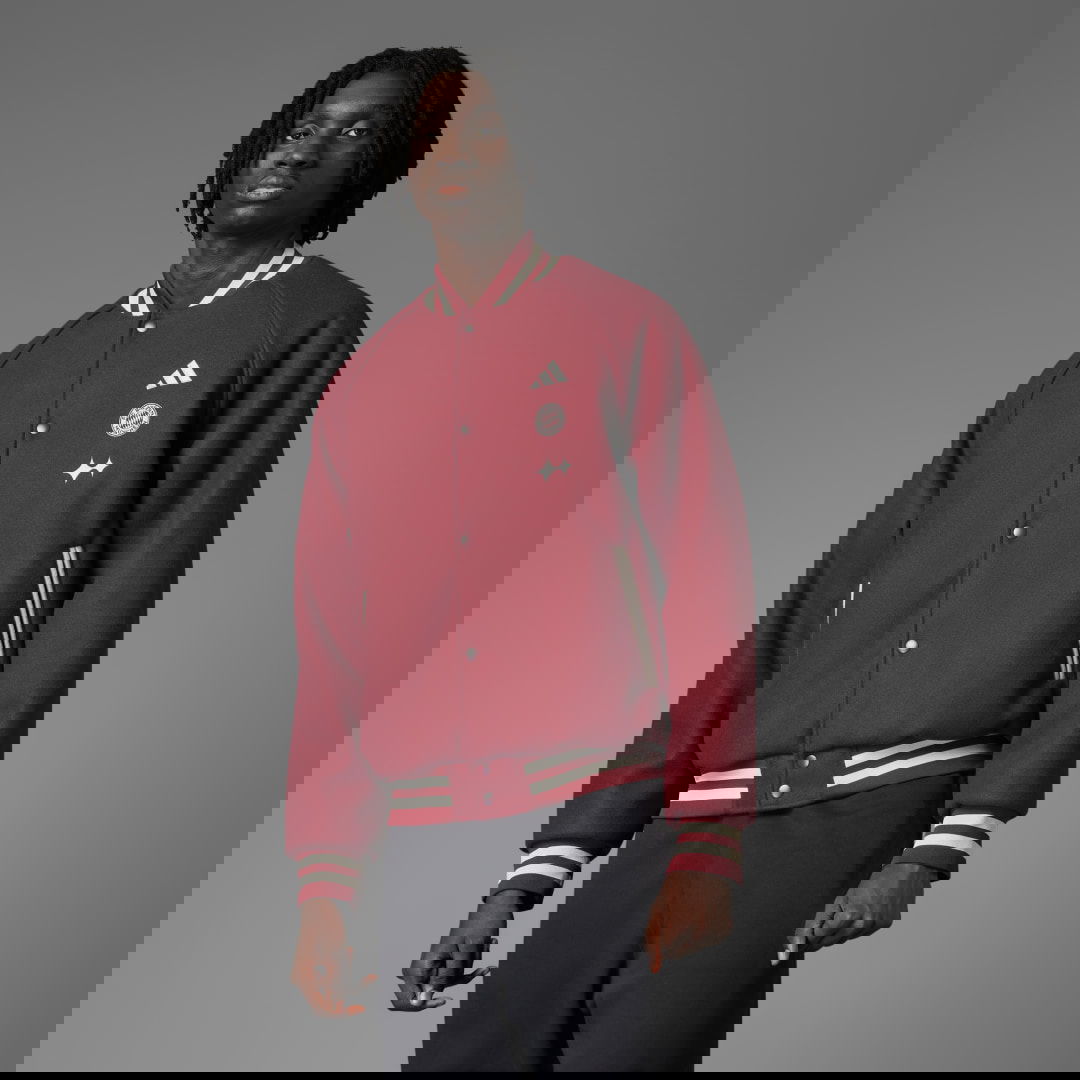 Яке бомбър adidas Performance FC Bayern BSTN VRCT Jacket Бургунди | JF0583, 0