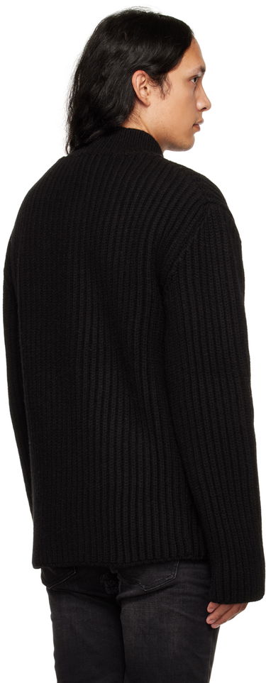 Пуловер We11done We11done Stand Collar Knit Cardigan Черно | WD-KC3-22-612-U-BK, 2