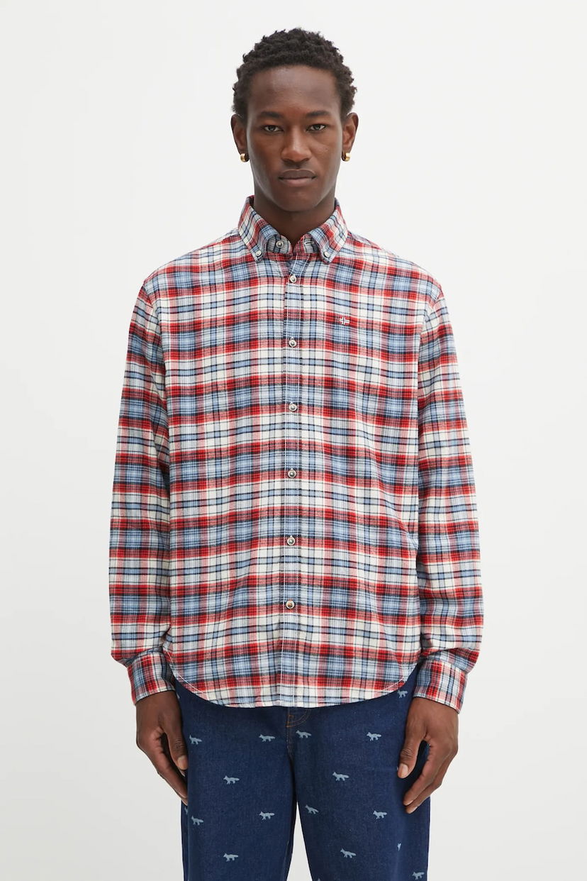 Риза Napapijri Napapijri G-Trekking 3 Regular Fit Flannel Shirt Многоцветен | NP0A88TLCBU1