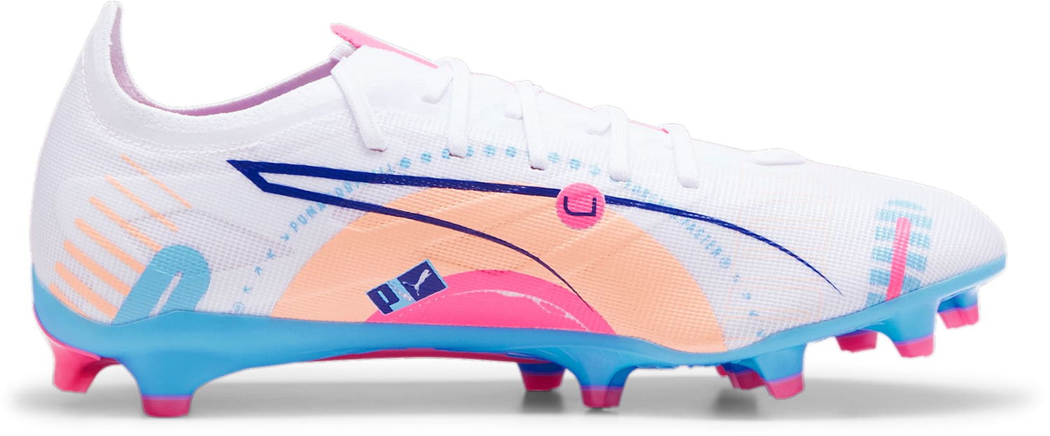 Кецове и обувки Puma ULTRA 5 MATCH VOL. UP FG/AG Бяло | 108064-01, 0