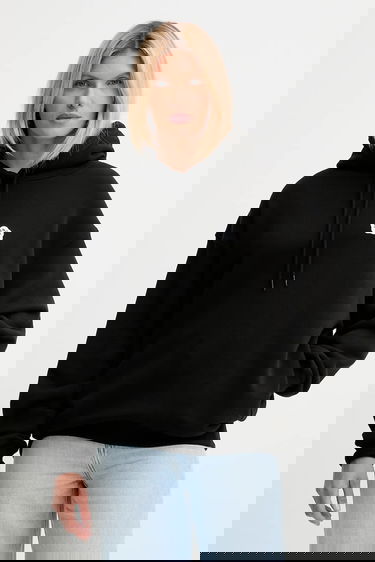 Суитчър KENZO Kenzo Hoodie with Applique Черно | FF62HO4534MB, 0
