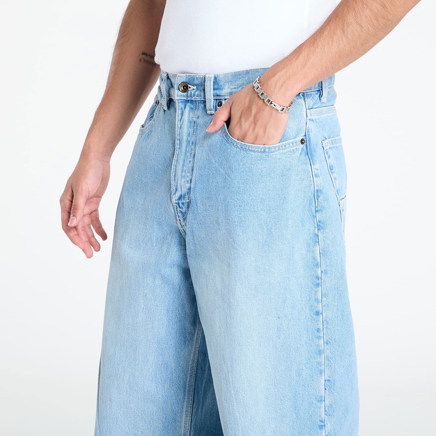 Дънки Vans Vans LX Pant Jeans Синьо | VN000PJ1TTJ1, 1
