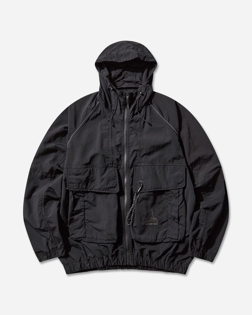 Ветровка ROA Garment-Dyed Nylon Hooded Jacket Черно | 5745221536 10