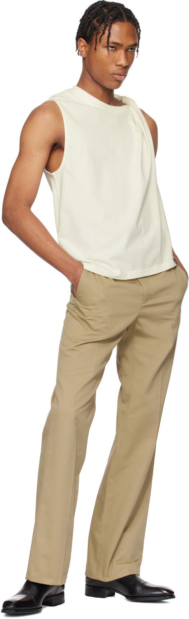 Панталони Courrèges Courrèges Tailored Trousers Бежово | 125CPA318PL0178, 3