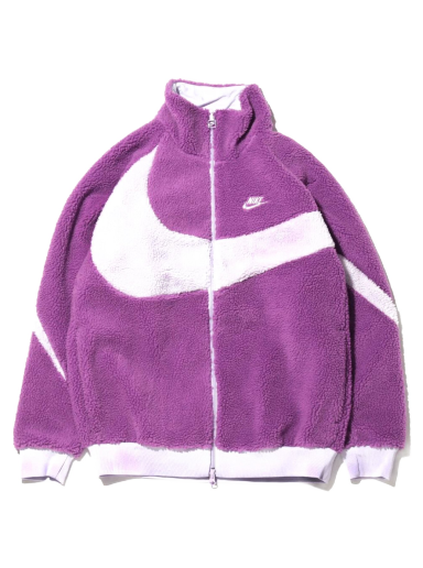 Яке Nike Big Swoosh Reversible Boa Jacket Purple Лилаво | BQ6546-570