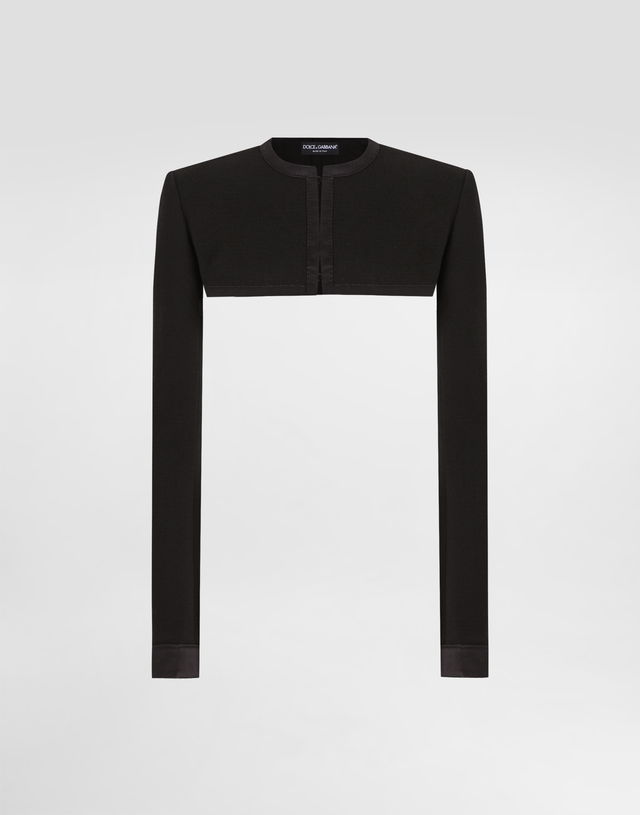 Dolce & Gabbana Wool Crepe Shrug