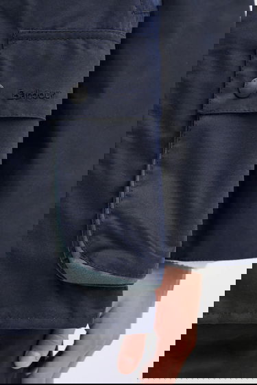 Яке Barbour Barbour x Paul Smith OS Bedale Wax Transitional Jacket with Corduroy Collar Тъмно синьо | MWX2515NY94, 5