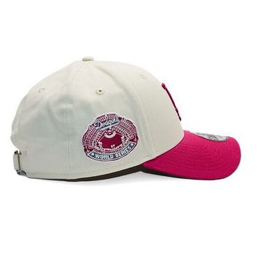 Шапка с козирка New Era New Era MLB World Series Patch 9FORTY LA Dodgers Adjustable Cap Бежово | 60595243, 2