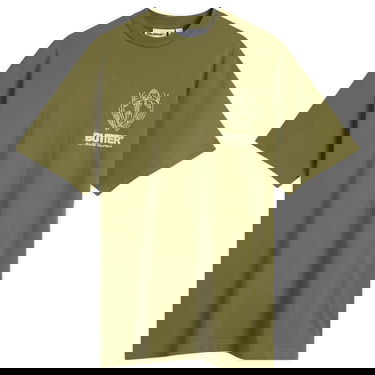 Тениска Butter Goods Fossil Tee Large Зелено | BG252113-MOS, 0