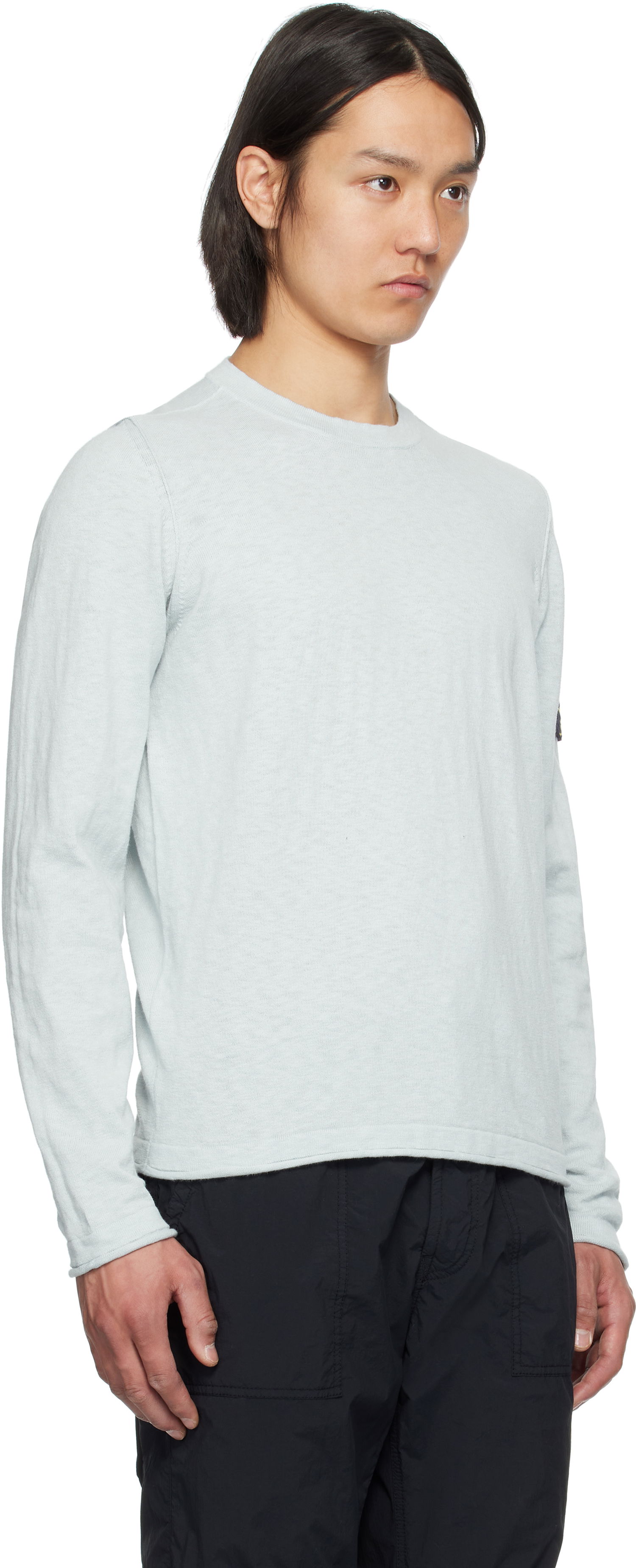 Пуловер Stone Island Stone Island Cotton Nylon Sweater Зелено | K1S15 5100052 S00B0, 1