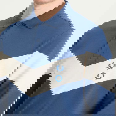 Поло тениска Fred Perry x Craig Green Graphic Polo Shirt Синьо | SM1143-A03, 5