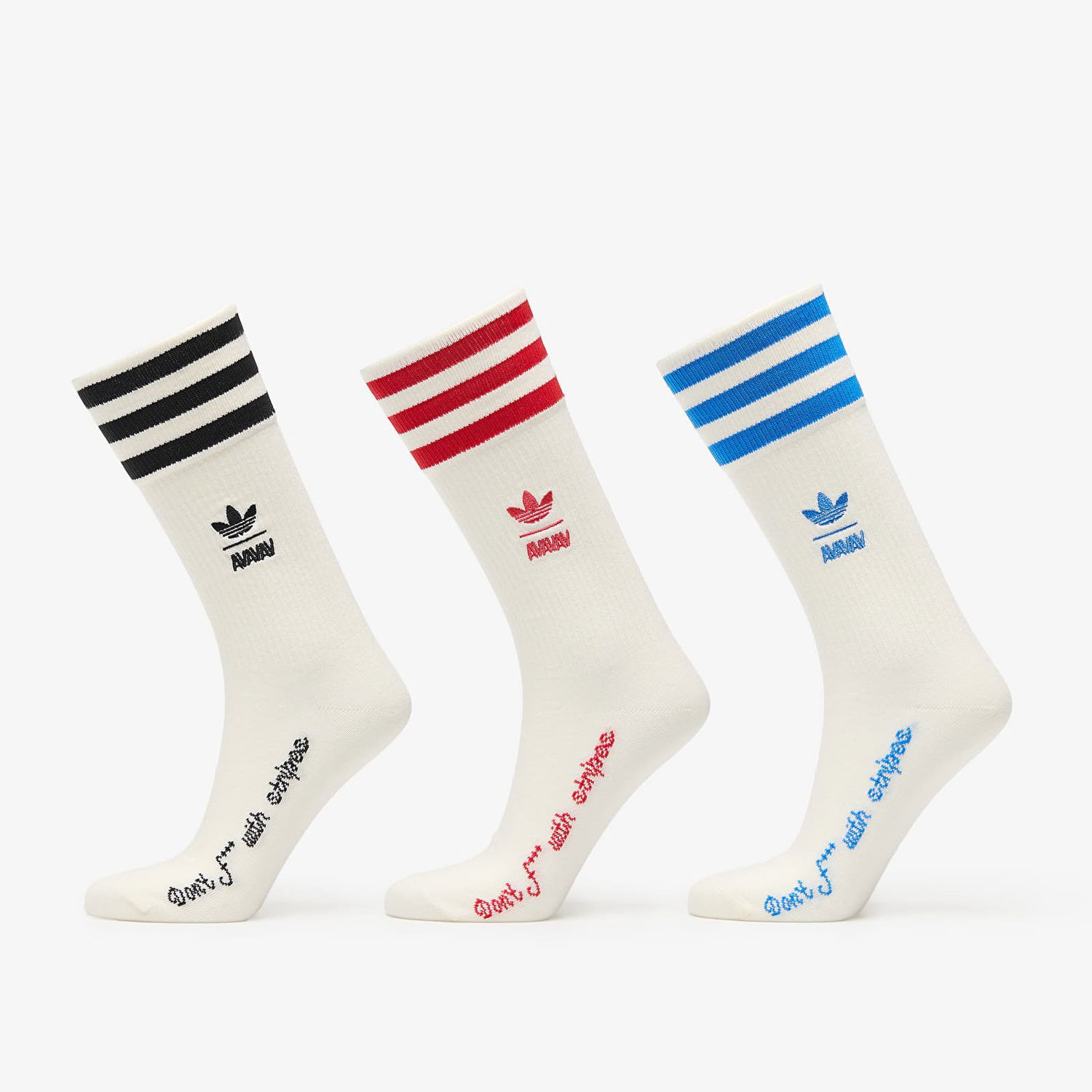 Чорапи adidas Originals adidas x Avavav Crew Socks Бяло | JZ3032, 0