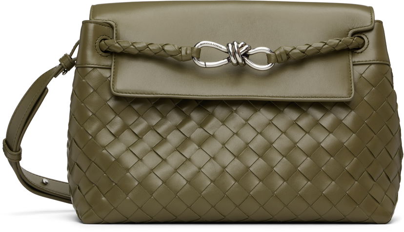 Чанта през рамо Bottega Veneta Bottega Veneta Small Andiamo Messenger Bag Зелено | 815781V2HLD2945