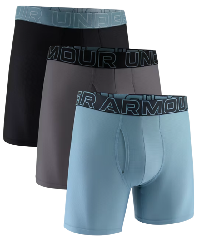 Under Armour SOLID 6in 3-Pack Boxer Shorts