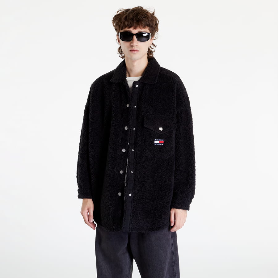 Яке Tommy Hilfiger Jacket Oversized Sherpa Черно | DW0DW14458 BDS, 0