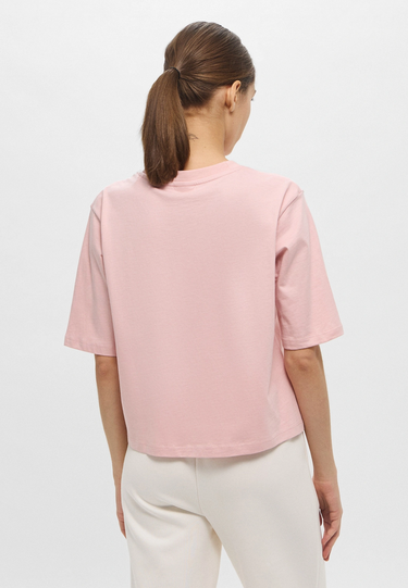 Тениска GUESS Guess Colette Boxy T-Shirt Розово | V4BI21I3Z14-G644, 4